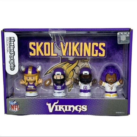 FISHER PRICE LITTLE PEOPLE MINNESOTA VIKINGS - Picture 1 of 6